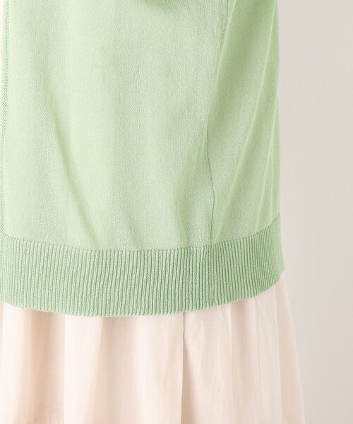 SHOO・LA・RUE（シューラルー）の「◆リネンライクシアーカーディガン（カーディガン/ボレロ・レディース・ライトグレー/ブラック/ブルー/グリーン/サンドベージュ/ナチュラル・00）」の12枚目の写真