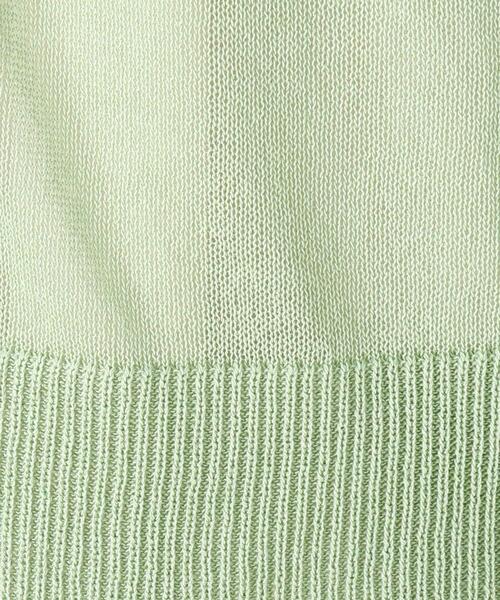 SHOO・LA・RUE（シューラルー）の「◆リネンライクシアーカーディガン（カーディガン/ボレロ・レディース・ライトグレー/ブラック/ブルー/グリーン/サンドベージュ/ナチュラル・00）」の13枚目の写真