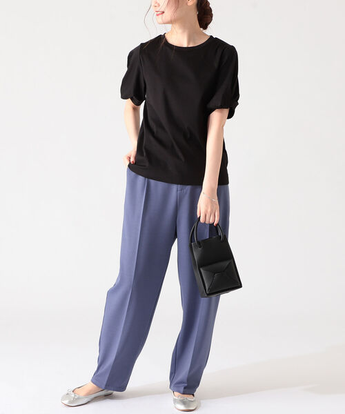 B:MING by BEAMS（ビーミングバイビームス）の「B:MING by BEAMS / ポンチタック パンツ（その他パンツ・レディース・ブルー系その他2/イエロー系その他5/ワイン・MEDIUM/SMALL）」の8枚目の写真