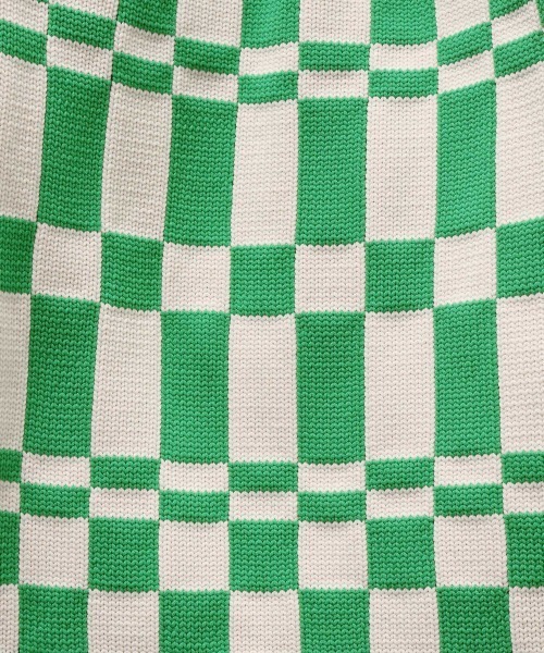 JEANASIS（ジーナシス）の「チェッカーフラッグニットバッグ/959180（トートバッグ・レディース・ブラック系その他/グリーン系その他/レッド系その他・FREE）」の14枚目の写真