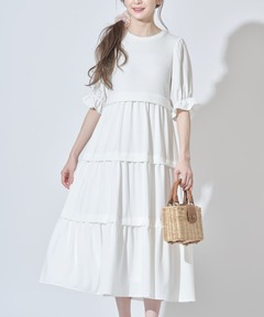 MARY QUANT マリークワント シアーフリル ドレス☆ブラック 新品 マリークワント MARY QUANT シアーフリル ドレス （ブラック