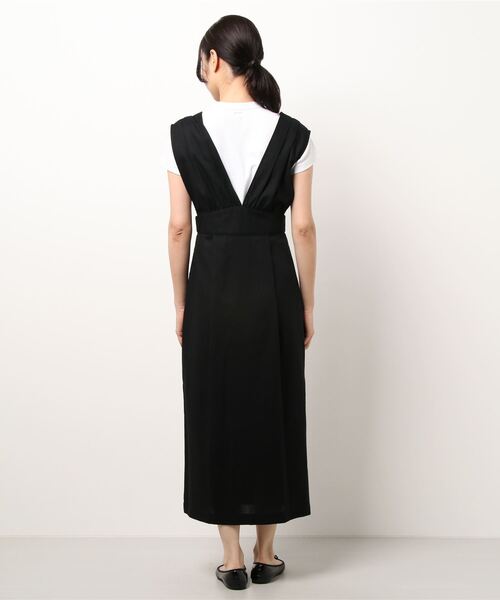 N.（N. Natural Beauty Basic）（エヌエヌナチュラルビューティーベーシック）の「前後2Wayワンピース（ワンピース・レディース・ブラック/ブラック系その他・MEDIUM）」の7枚目の写真