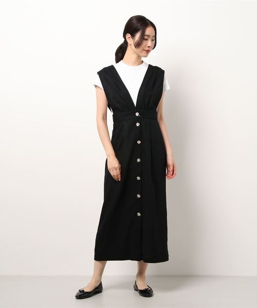 N.（N. Natural Beauty Basic）（エヌエヌナチュラルビューティーベーシック）の「前後2Wayワンピース（ワンピース・レディース・ブラック/ブラック系その他・MEDIUM）」の13枚目の写真