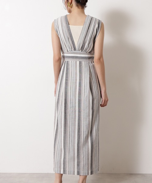 N.（N. Natural Beauty Basic）（エヌエヌナチュラルビューティーベーシック）の「前後2Wayワンピース（ワンピース・レディース・ブラック/ブラック系その他・MEDIUM）」の10枚目の写真