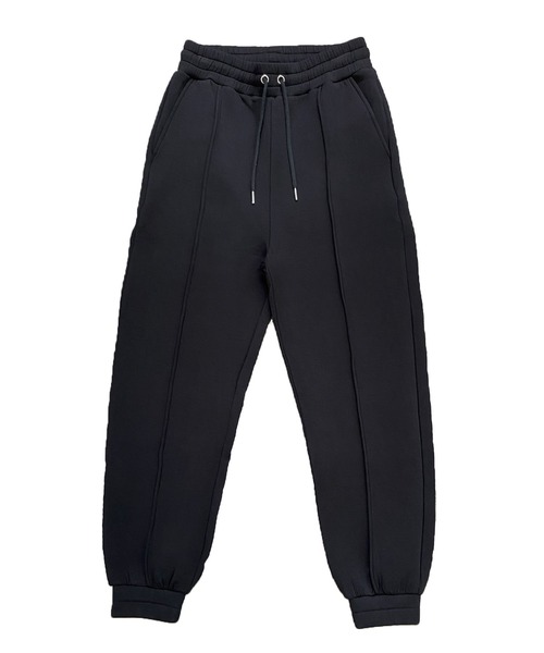 Avvenente（アベネンテ）の「【Avvenente】ボンディングスウェットパンツ（スウェットパンツ・レディース・ブラック/オフホワイト・M）」の6枚目の写真