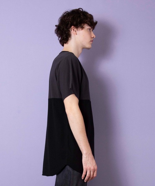 FACTOTUM(ファクトタム)の「【FACTOTUM】パネルトリムTシャツ(Tシャツ/カットソー・メンズ・ブラック/ピンク/ホワイト・48/46/44)」の14枚目の写真