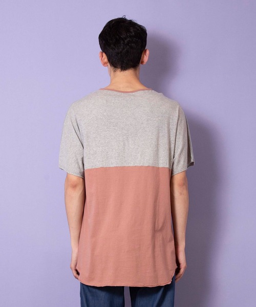 FACTOTUM(ファクトタム)の「【FACTOTUM】パネルトリムTシャツ(Tシャツ/カットソー・メンズ・ブラック/ピンク/ホワイト・48/46/44)」の8枚目の写真