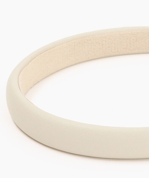 FREAK'S STORE(フリークスストア)の「フェイクレザースリムクッションカチューシャ(カチューシャ・レディース・ナチュラル/ブラック/ベージュ・ONE SIZE)」の8枚目の写真