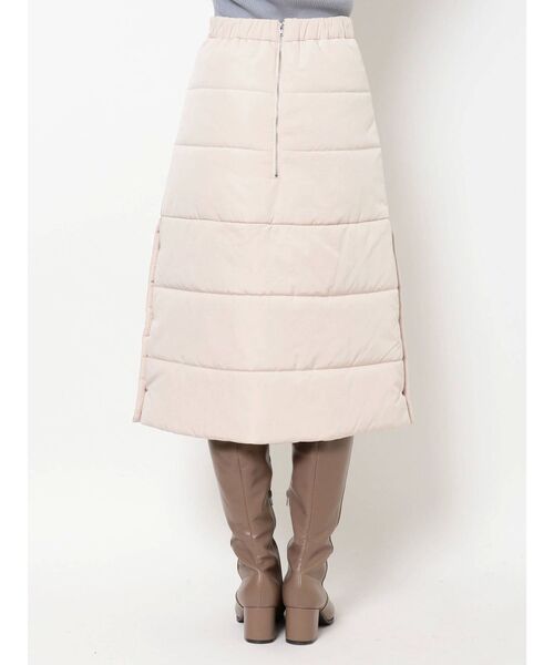 dazzlin（ダズリン）の「キルティングサイドボタンスカート（スカート・レディース・アイボリー/ブラック・FREE）」の9枚目の写真