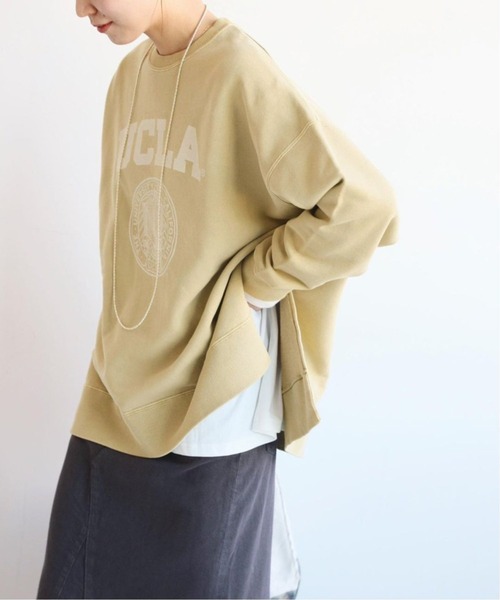 JOURNAL STANDARD relume(ジャーナルスタンダード レリューム)の「セイヒンゾメカレッジスリットスウェット◆(スウェット・レディース・ベージュ/グレー・FREE)」の11枚目の写真