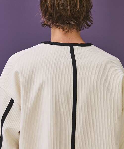 PUBLIC TOKYO（パブリックトウキョウ）の「【youth】UNEVENジップブルゾン（ブルゾン・メンズ・ホワイト/ライトブラウン・1/2）」の17枚目の写真