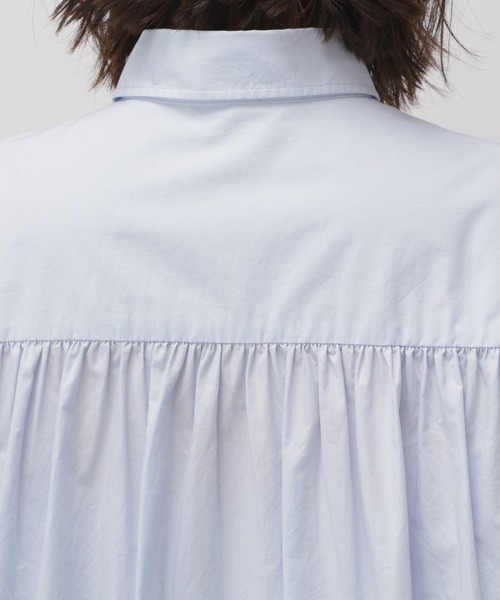 BAYFLOW(ベイフロー)の「【MW SUNRISE(エムダブリューサンライズ)】コットンブロードワンピース(ワンピース・レディース・ホワイト/ライトブルー/チャコール・FREE)」の21枚目の写真