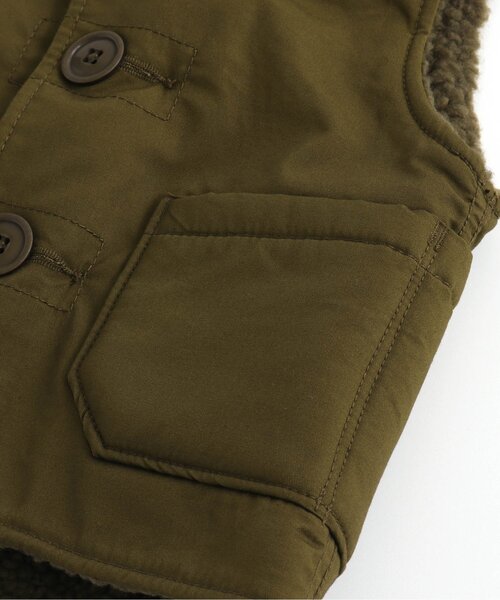 F.O.U（エフオーユー）の「リバーシブルオーバーベスト（ベスト・キッズ・ネイビー/カーキ・100/110/120/130/140）」の22枚目の写真