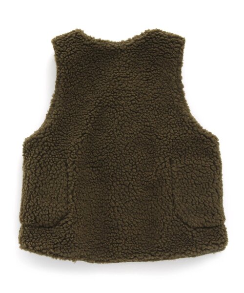 F.O.U（エフオーユー）の「リバーシブルオーバーベスト（ベスト・キッズ・ネイビー/カーキ・100/110/120/130/140）」の21枚目の写真