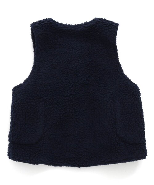 F.O.U（エフオーユー）の「リバーシブルオーバーベスト（ベスト・キッズ・ネイビー/カーキ・100/110/120/130/140）」の11枚目の写真