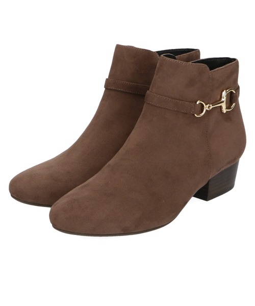 WA ORiental TRaffic（ダブルエーオリエンタルトラフィック）の「ビットモチーフショートブーツ/12403（ブーツ・レディース・ブラウン/ブラック/グレー・S/LL/SS/3L/M/L）」の5枚目の写真