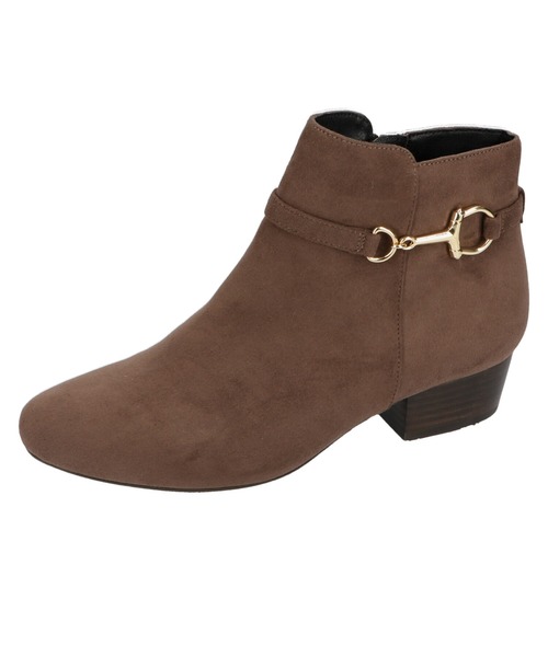 WA ORiental TRaffic（ダブルエーオリエンタルトラフィック）の「ビットモチーフショートブーツ/12403（ブーツ・レディース・ブラウン/ブラック/グレー・S/LL/SS/3L/M/L）」の6枚目の写真