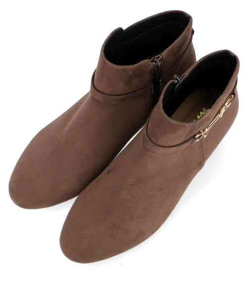 WA ORiental TRaffic（ダブルエーオリエンタルトラフィック）の「ビットモチーフショートブーツ/12403（ブーツ・レディース・ブラウン/ブラック/グレー・S/LL/SS/3L/M/L）」の9枚目の写真