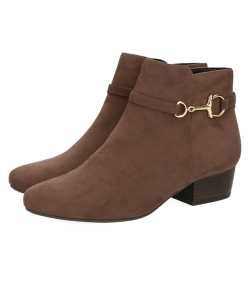 WA ORiental TRaffic（ダブルエーオリエンタルトラフィック）の「ビットモチーフショートブーツ/12403（ブーツ・レディース・ブラウン/ブラック/グレー・S/LL/SS/3L/M/L）」の19枚目の写真