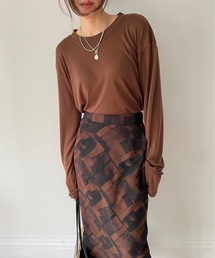 【DIDOT.】シアーロングスリーブTシャツ