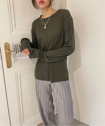 Didot.showroom | 【DIDOT.】シアーロングスリーブTシャツ(Tシャツ/カットソー)