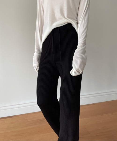 Didot.showroom（ディドット ショールーム）の「【DIDOT.】シアーロングスリーブTシャツ（Tシャツ/カットソー・レディース・ブラック/ベージュ/ブラウン/グレー/カーキ/ピンク/オレンジ/ブルー/アイボリー/チャコールグレー/アッシュグレー/スモークピンク/サンドベージュ・FREE）」の22枚目の写真