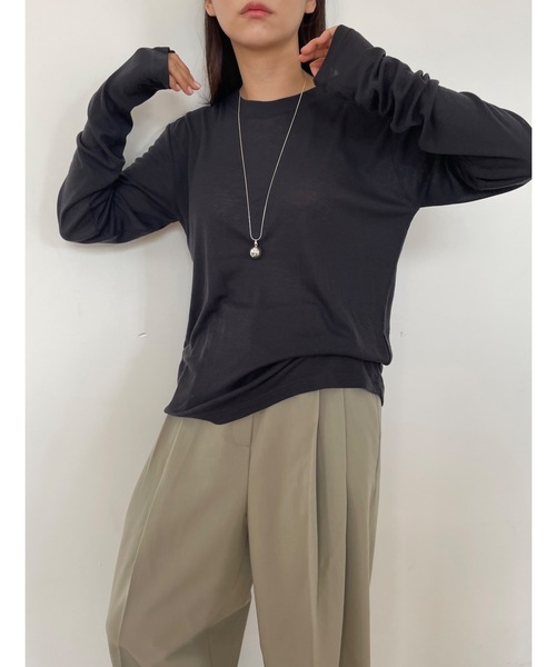 DIDOT.】シアーロングスリーブTシャツ（Tシャツ/カットソー