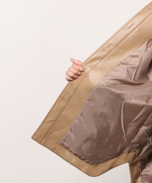 CLANE（クラネ）の「CLANE VOLUME SLEEVE  BLOUSON（ブルゾン・レディース・ベージュ・1）」の2枚目の写真