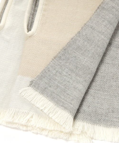 niko and...(ニコアンド)の「オリジナル2WAYアソートストール(ストール/ショール・レディース・グレー/オフホワイト/アイボリー/モカ/ピンク・0)」の13枚目の写真