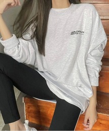 SONA | SONYUNARA DOWNTOWNバックプリントトレーナー(Tシャツ/カットソー)