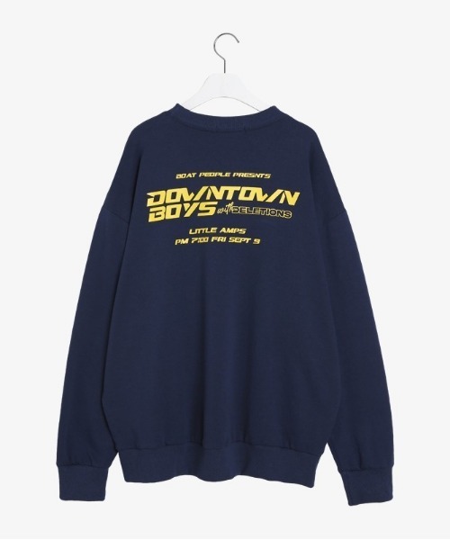 SONA（ソナ）の「SONYUNARA DOWNTOWNバックプリントトレーナー（Tシャツ/カットソー・レディース・ライトグレー/ネイビー・FREE）」の20枚目の写真