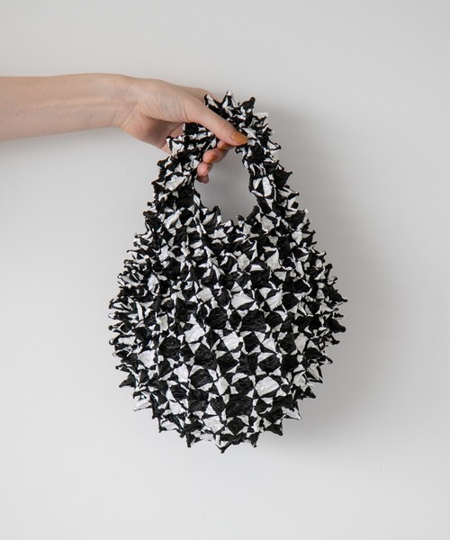 yuw(ユウ)の「BUNZABUROxYUW PT 235813(トートバッグ・レディース・ピンク/ブラック/ブルー系その他/ブラック系その他・FREE)」の3枚目の写真