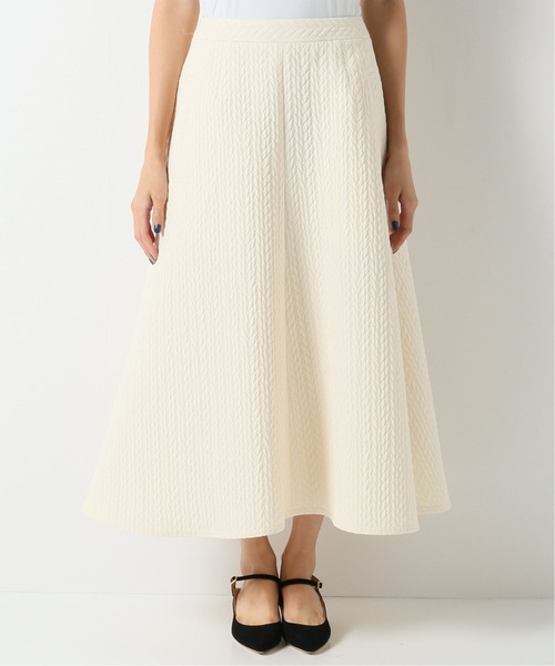 IENA(イエナ)の「キルティングジャガードスカート◆(スカート・レディース・ブラック/アイボリー・38/36/34)」の19枚目の写真