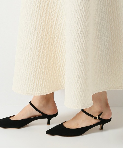 IENA(イエナ)の「キルティングジャガードスカート◆(スカート・レディース・ブラック/アイボリー・38/36/34)」の3枚目の写真