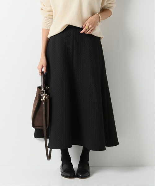 IENA(イエナ)の「キルティングジャガードスカート◆(スカート・レディース・ブラック/アイボリー・38/36/34)」の15枚目の写真