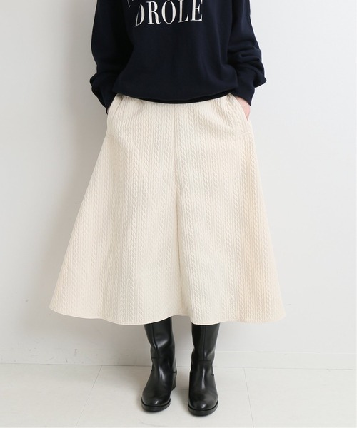 IENA(イエナ)の「キルティングジャガードスカート◆(スカート・レディース・ブラック/アイボリー・38/36/34)」の16枚目の写真