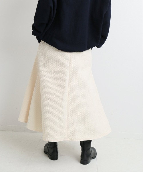 IENA(イエナ)の「キルティングジャガードスカート◆(スカート・レディース・ブラック/アイボリー・38/36/34)」の13枚目の写真