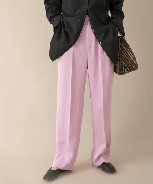 URBAN RESEARCH（アーバンリサーチ）の「サテンタックパンツ（その他パンツ・レディース・ライトブルー/ブラック/ピンク・36/38）」の16枚目の写真