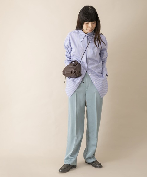 URBAN RESEARCH（アーバンリサーチ）の「サテンタックパンツ（その他パンツ・レディース・ライトブルー/ブラック/ピンク・36/38）」の13枚目の写真