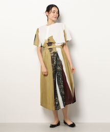 ワンピース Ameri VINTAGE FUDE ART PLEATS DRESS Ameri（アメリ）の「2WAY FUDE ART PLEATS DRESS（ワンピース