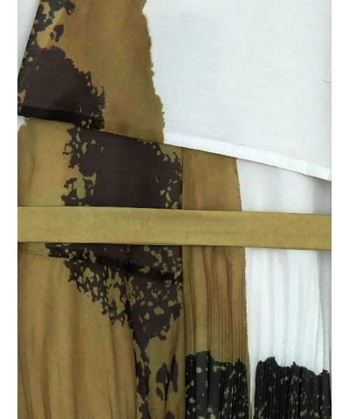 Ameri（アメリ）の「2WAY FUDE ART PLEATS DRESS（ワンピース