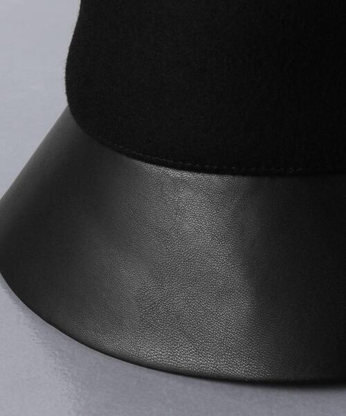 IRIS47（イリスフォーセブン）の「＜IRIS 47（イリス フォーセブン）＞SHADE ハット†（ハット・レディース・ブラック・FREE）」の4枚目の写真