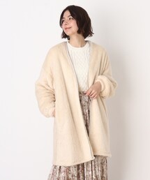DRESKIP | 【藤本美貴さん着用商品】パイピングボアコ－ディガン(カーディガン/ボレロ)