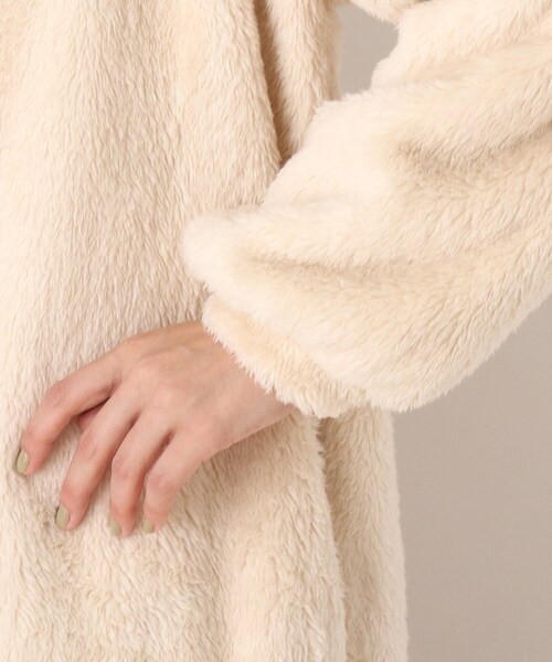 DRESKIP（ドレスキップ）の「◆パイピングボアコ－ディガン（カーディガン/ボレロ・レディース・グレー系その他/サンドベージュ/グレー/オフホワイト・00）」の9枚目の写真