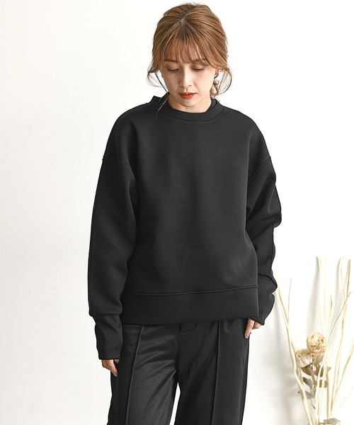 Dita（ディータ）の「21AW ダンボールニットプルオーバー（パーカー・レディース・ブラック/チャコールグレー/サンドグレー・FREE）」の8枚目の写真