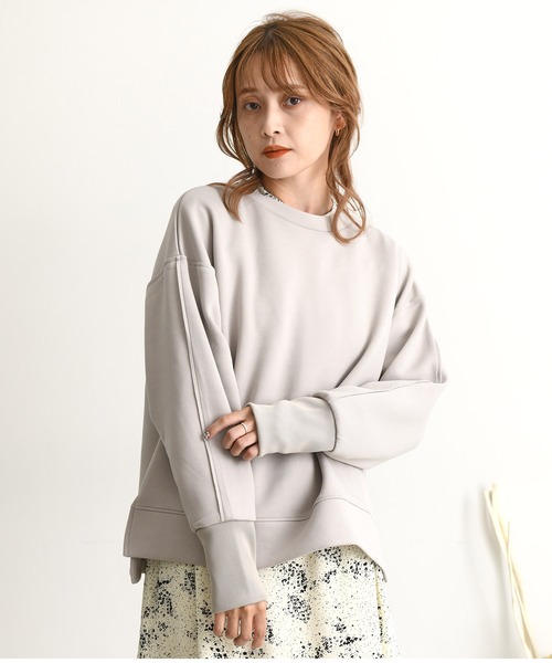 Dita（ディータ）の「21AW ダンボールニットプルオーバー（パーカー・レディース・ブラック/チャコールグレー/サンドグレー・FREE）」の17枚目の写真