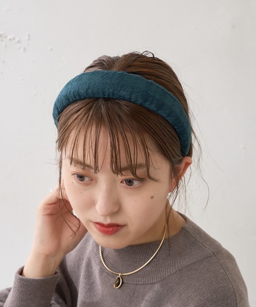 Casselini（キャセリーニ）の「【Casselini/キャセリーニ】チェックジャガードカチューシャ（その他ヘアアクセサリー・レディース・ブラック/イエロー/グリーン・FREE）」の9枚目の写真