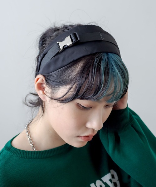 RASVOA（ラスボア）の「ワイドベルテットカチューシャ（カチューシャ・レディース・ブラック・FREE）」の16枚目の写真