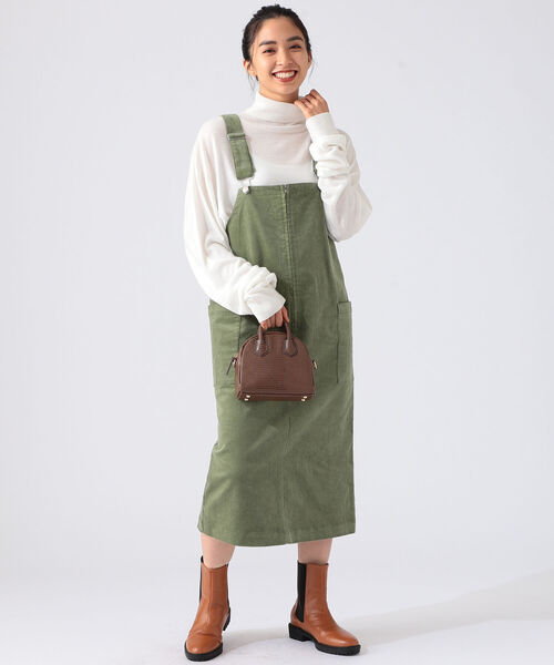 B:MING by BEAMS(ビーミングバイビームス)の「B:MING by BEAMS / コーデュロイ ジャンパースカート 21AW(ジャンパースカート・レディース・アイボリー/セージグリーン/ブラック・SMALL/MEDIUM)」の16枚目の写真