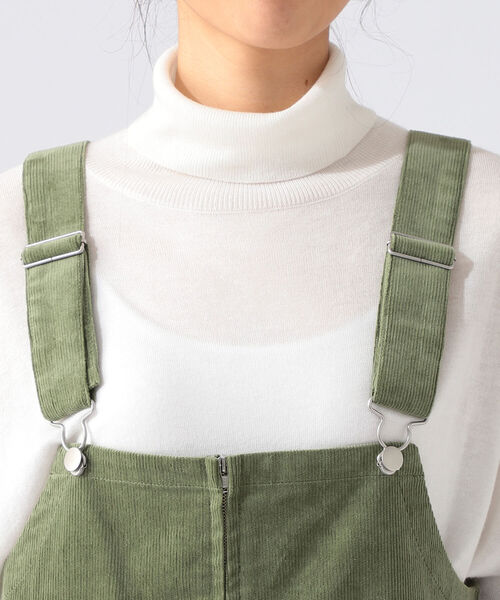 B:MING by BEAMS(ビーミングバイビームス)の「B:MING by BEAMS / コーデュロイ ジャンパースカート 21AW(ジャンパースカート・レディース・アイボリー/セージグリーン/ブラック・SMALL/MEDIUM)」の13枚目の写真